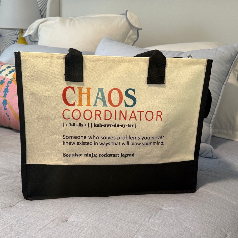 Chaos Coordinator Canvas Tote Bag